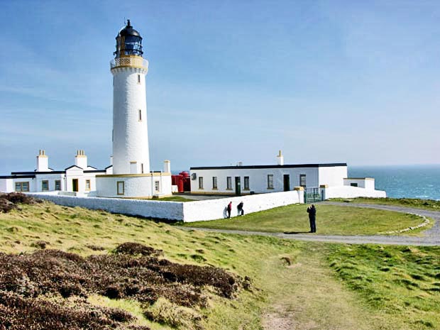 View of lighthouse at the Mull of Galloway