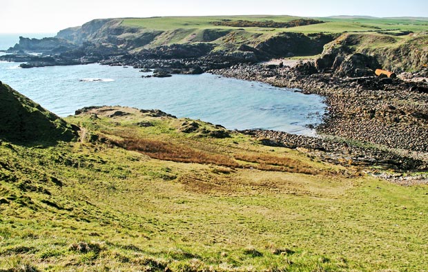 View of West Tarbet Bay near the Mull of Galloway