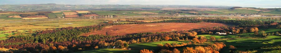 Kirconnell Flow, Glencaple and Kelton from Mabie Forest