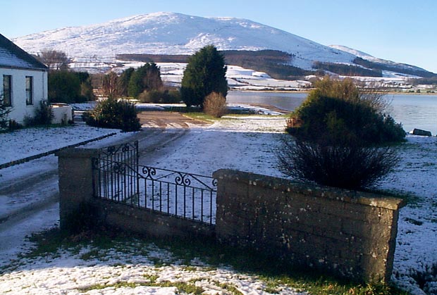 View across Carse Bay towards Criffel from Carsethorn