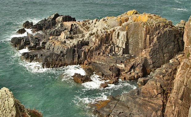 View of the Rock of Providence near Burrow Head