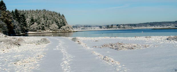 Urr Water from Glen Isle looking north