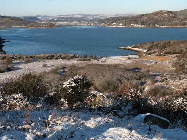 View over Horse Isles Bay towards Kippford