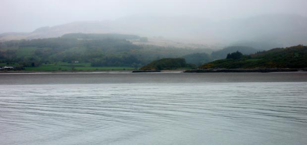 View of Torr Point from Hestan Island.