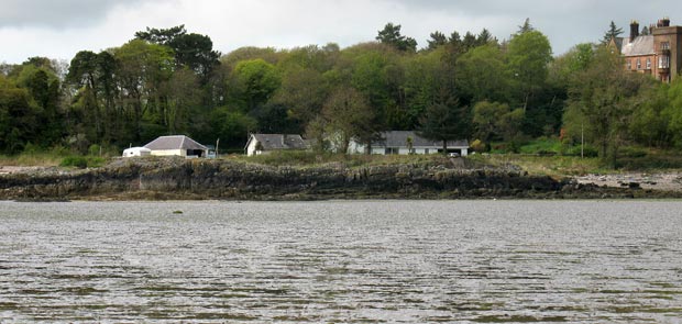 Arriving back at the fishermen's hut area in Balcary Bay.