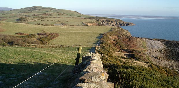 View from Barcloy Hill over the route we have come from White Hill.