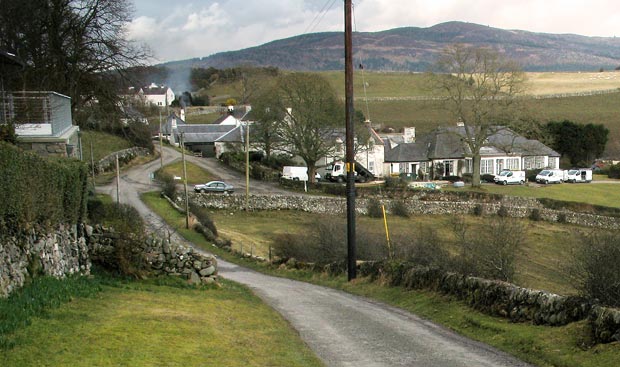 Returning along the road from Portling Bay back to where the car is parked.