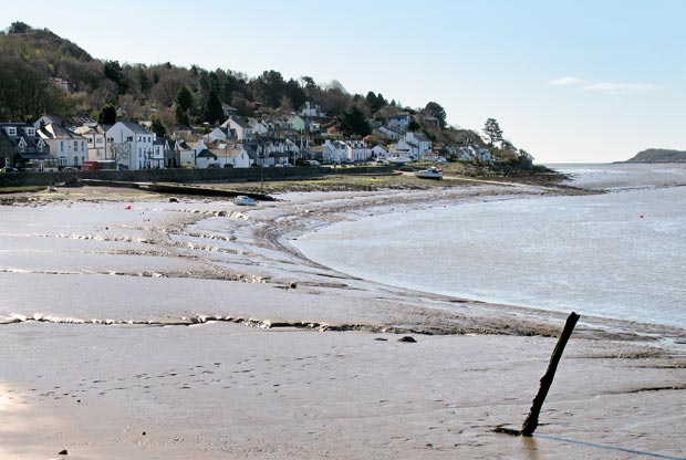 View of Kippford from the jetty.