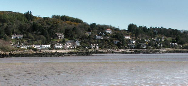 View of Rockcliffe from Rough Firth.