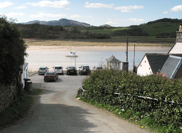 Arriving back at The Ark, Kippford.