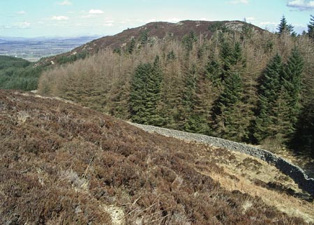 View of route  to get to Bengairn from Screel