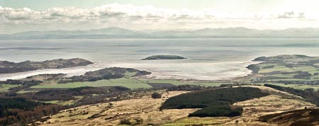 Hestan Island, Almorness Point and Torr Point from Bengairn