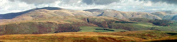 View of the Lowthers from Cairnkinnan