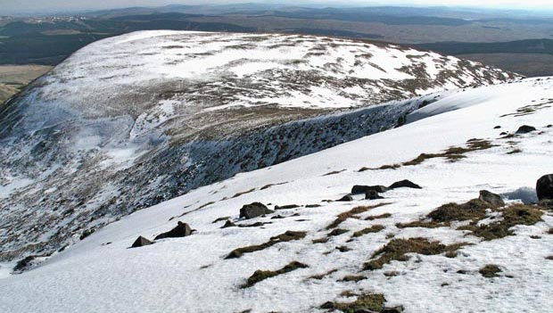 Looking back to Beninner from Cairnsmore of Carsphairn