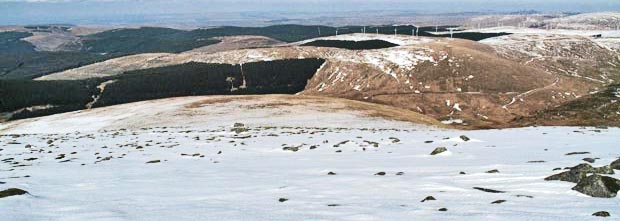 Heading north off Cairnsmore of Carsphairn