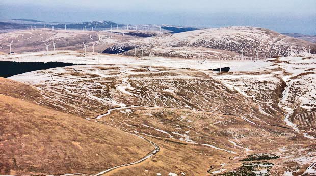 Wind mills on Windy Standard