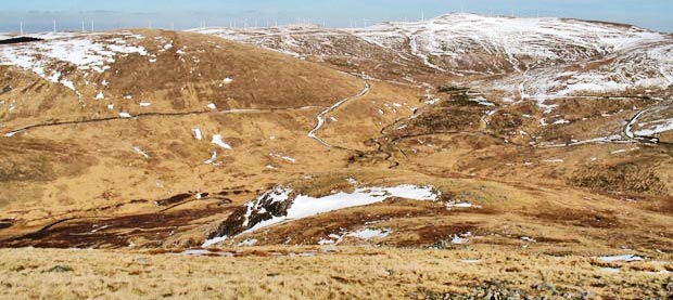 Descending towards Clennoch from Cairnsmore of Carsphairn