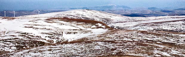 Windy Standard with Tinto Hill in the distance