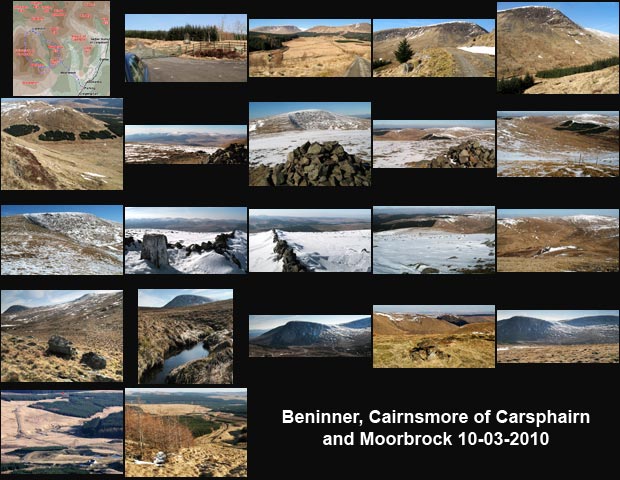 Thumbnails for access to pages in Moorbrock web gallery